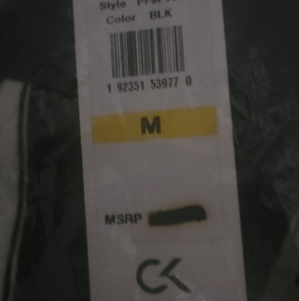 New Calvin Klein Woman's Black Lace-up Sweatpants size Medium w tags